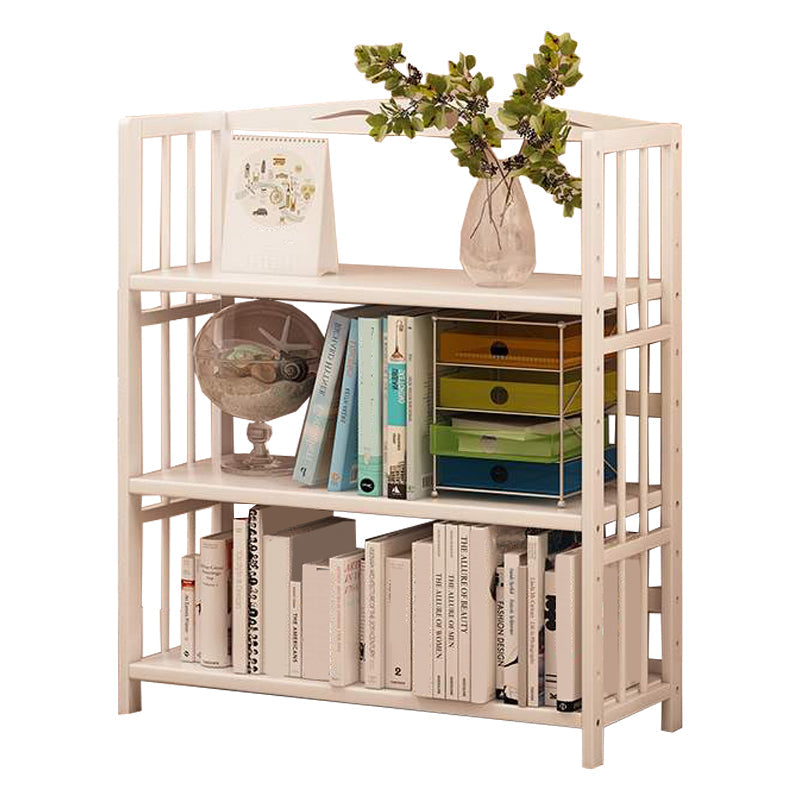 White Manufactured Etagere Bookshelf Modern Open Vertical Bookcase 27.6"L x 9.8"W x 37.8"H Clearhalo 'Bookcases' 'furn' 'furn_bookcases' 'Furniture' 'furniture_bookcases' 'Office Furniture' 5047506