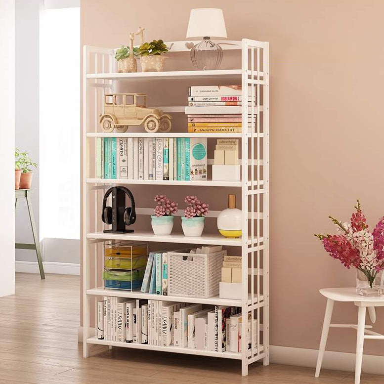 White Manufactured Etagere Bookshelf Modern Open Vertical Bookcase Clearhalo 'Bookcases' 'furn' 'furn_bookcases' 'Furniture' 'furniture_bookcases' 'Office Furniture' 5047509