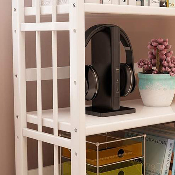 White Manufactured Etagere Bookshelf Modern Open Vertical Bookcase Clearhalo 'Bookcases' 'furn' 'furn_bookcases' 'Furniture' 'furniture_bookcases' 'Office Furniture' 5047519