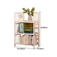 White Manufactured Etagere Bookshelf Modern Open Vertical Bookcase Clearhalo 'Bookcases' 'furn' 'furn_bookcases' 'Furniture' 'furniture_bookcases' 'Office Furniture' 5047526