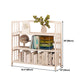 White Manufactured Etagere Bookshelf Modern Open Vertical Bookcase Clearhalo 'Bookcases' 'furn' 'furn_bookcases' 'Furniture' 'furniture_bookcases' 'Office Furniture' 5047528