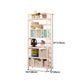 White Manufactured Etagere Bookshelf Modern Open Vertical Bookcase Clearhalo 'Bookcases' 'furn' 'furn_bookcases' 'Furniture' 'furniture_bookcases' 'Office Furniture' 5047535