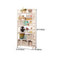 White Manufactured Etagere Bookshelf Modern Open Vertical Bookcase Clearhalo 'Bookcases' 'furn' 'furn_bookcases' 'Furniture' 'furniture_bookcases' 'Office Furniture' 5047536