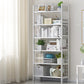 Contemporary Manufactured Wood Etagere Bookshelf Vertical Open Bookcase 27.6"L x 9.8"W x 66.9"H White Clearhalo 'Bookcases' 'furn' 'furn_bookcases' 'Furniture' 'furniture_bookcases' 'Office Furniture' 5047552