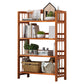 Contemporary Manufactured Wood Etagere Bookshelf Vertical Open Bookcase 27.6"L x 9.8"W x 49.2"H Tan Clearhalo 'Bookcases' 'furn' 'furn_bookcases' 'Furniture' 'furniture_bookcases' 'Office Furniture' 5047559
