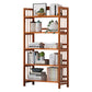 Contemporary Manufactured Wood Etagere Bookshelf Vertical Open Bookcase 27.6"L x 9.8"W x 61"H Tan Clearhalo 'Bookcases' 'furn' 'furn_bookcases' 'Furniture' 'furniture_bookcases' 'Office Furniture' 5047565