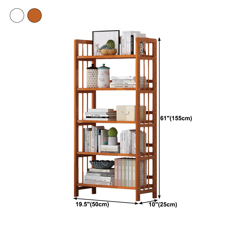 Contemporary Manufactured Wood Etagere Bookshelf Vertical Open Bookcase Clearhalo 'Bookcases' 'furn' 'furn_bookcases' 'Furniture' 'furniture_bookcases' 'Office Furniture' 5047573