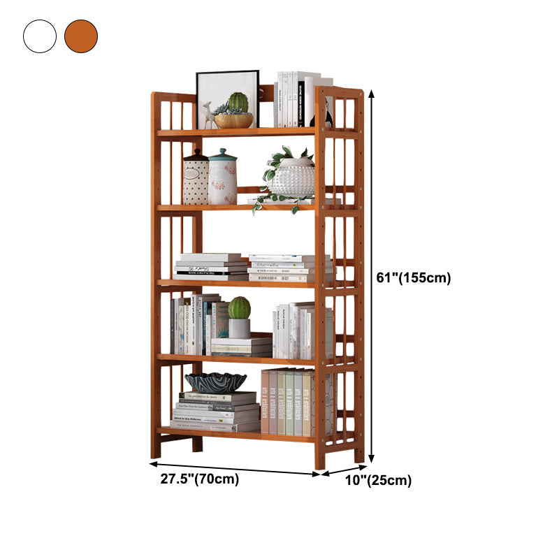 Contemporary Manufactured Wood Etagere Bookshelf Vertical Open Bookcase Clearhalo 'Bookcases' 'furn' 'furn_bookcases' 'Furniture' 'furniture_bookcases' 'Office Furniture' 5047574