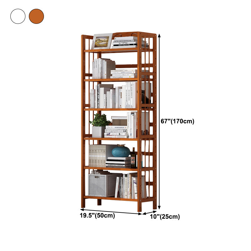 Contemporary Manufactured Wood Etagere Bookshelf Vertical Open Bookcase Clearhalo 'Bookcases' 'furn' 'furn_bookcases' 'Furniture' 'furniture_bookcases' 'Office Furniture' 5047576