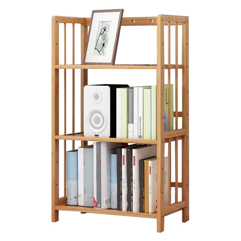 Manufactured Wood Etagere Bookshelf Natural Modern Open Bookcase for Classroom 19.7"L x 9.8"W x 32.3"H Clearhalo 'Bookcases' 'furn' 'furn_bookcases' 'Furniture' 'furniture_bookcases' 'Office Furniture' 5047581