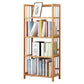 Manufactured Wood Etagere Bookshelf Natural Modern Open Bookcase for Classroom 19.7"L x 9.8"W x 43.3"H Clearhalo 'Bookcases' 'furn' 'furn_bookcases' 'Furniture' 'furniture_bookcases' 'Office Furniture' 5047585