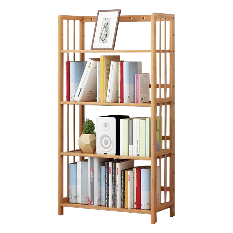 Manufactured Wood Etagere Bookshelf Natural Modern Open Bookcase for Classroom 23.6"L x 9.8"W x 43.3"H Clearhalo 'Bookcases' 'furn' 'furn_bookcases' 'Furniture' 'furniture_bookcases' 'Office Furniture' 5047587