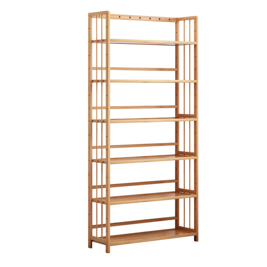 Manufactured Wood Etagere Bookshelf Natural Modern Open Bookcase for Classroom Clearhalo 'Bookcases' 'furn' 'furn_bookcases' 'Furniture' 'furniture_bookcases' 'Office Furniture' 5047588