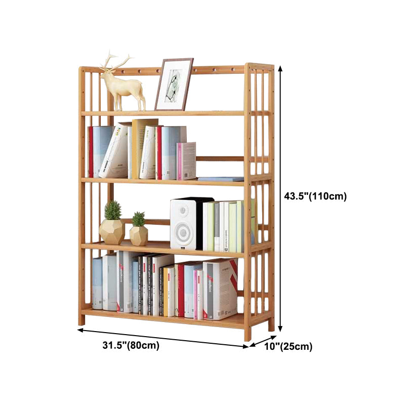 Manufactured Wood Etagere Bookshelf Natural Modern Open Bookcase for Classroom Clearhalo 'Bookcases' 'furn' 'furn_bookcases' 'Furniture' 'furniture_bookcases' 'Office Furniture' 5047616