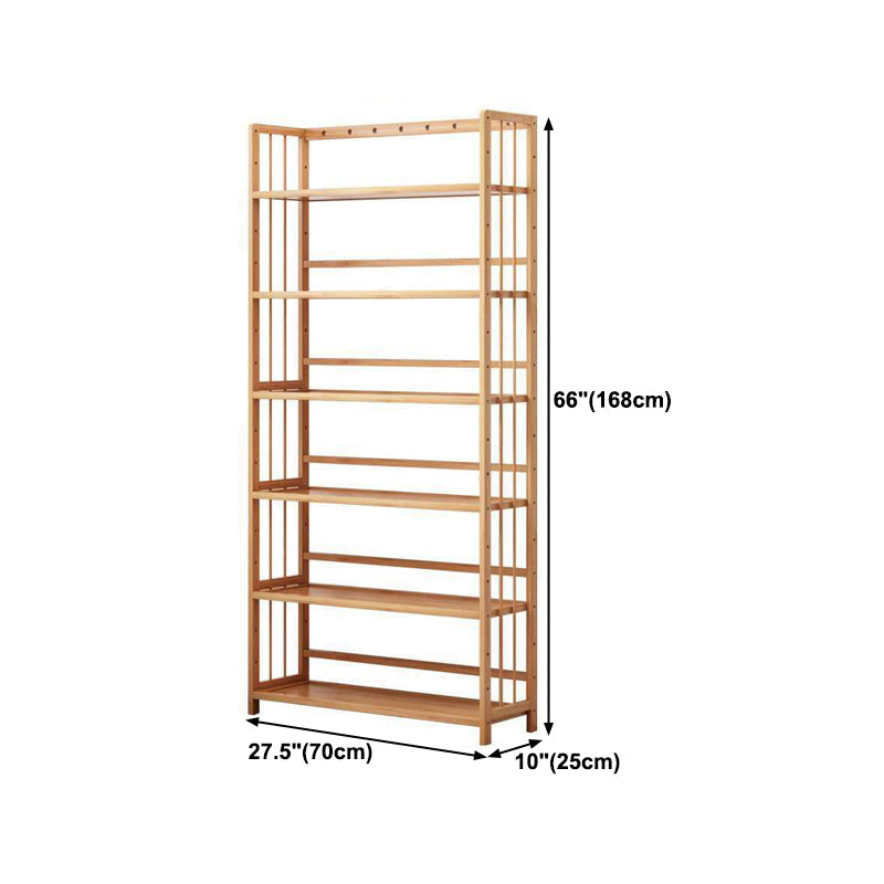 Manufactured Wood Etagere Bookshelf Natural Modern Open Bookcase for Classroom Clearhalo 'Bookcases' 'furn' 'furn_bookcases' 'Furniture' 'furniture_bookcases' 'Office Furniture' 5047623