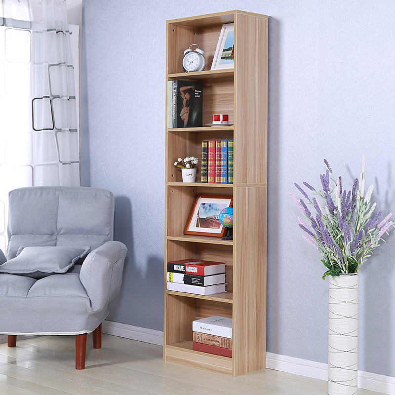 71"H x 9.45"W Bookcase Contemporary Style Closed Back Bookshelf for Home Office Clearhalo 'Bookcases' 'furn' 'furn_bookcases' 'Furniture' 'furniture_bookcases' 'Office Furniture' 5047633