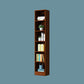 71"H x 9.45"W Bookcase Contemporary Style Closed Back Bookshelf for Home Office 13.8"L x 9.4"W x 70.9"H Brown Shelves Clearhalo 'Bookcases' 'furn' 'furn_bookcases' 'Furniture' 'furniture_bookcases' 'Office Furniture' 5047636