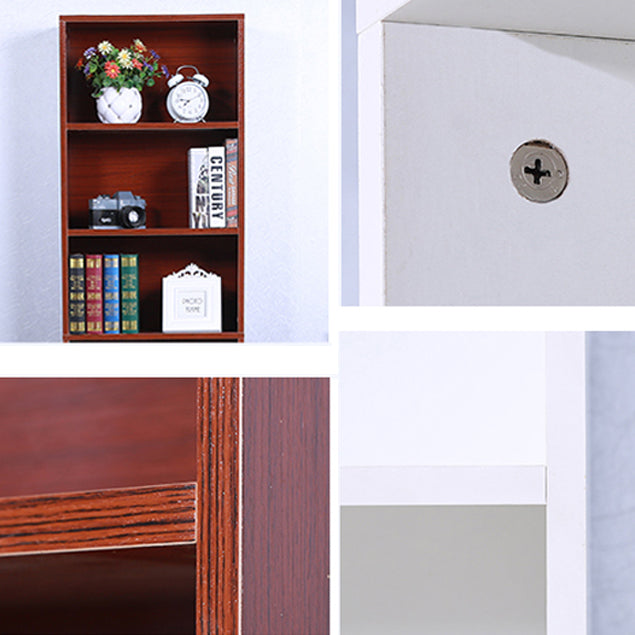 71"H x 9.45"W Bookcase Contemporary Style Closed Back Bookshelf for Home Office Clearhalo 'Bookcases' 'furn' 'furn_bookcases' 'Furniture' 'furniture_bookcases' 'Office Furniture' 5047637