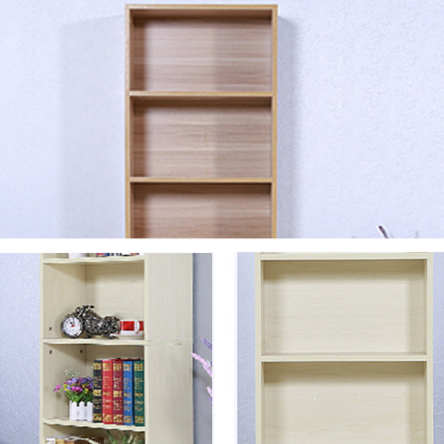 71"H x 9.45"W Bookcase Contemporary Style Closed Back Bookshelf for Home Office Clearhalo 'Bookcases' 'furn' 'furn_bookcases' 'Furniture' 'furniture_bookcases' 'Office Furniture' 5047639