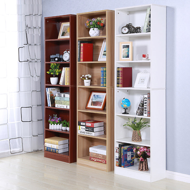 71"H x 9.45"W Bookcase Contemporary Style Closed Back Bookshelf for Home Office Clearhalo 'Bookcases' 'furn' 'furn_bookcases' 'Furniture' 'furniture_bookcases' 'Office Furniture' 5047647