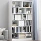 Closed Back Bookcase Contemporary Style Bookshelf for Home Office Study Room Clearhalo 'Bookcases' 'furn' 'furn_bookcases' 'Furniture' 'furniture_bookcases' 'Office Furniture' 5047658