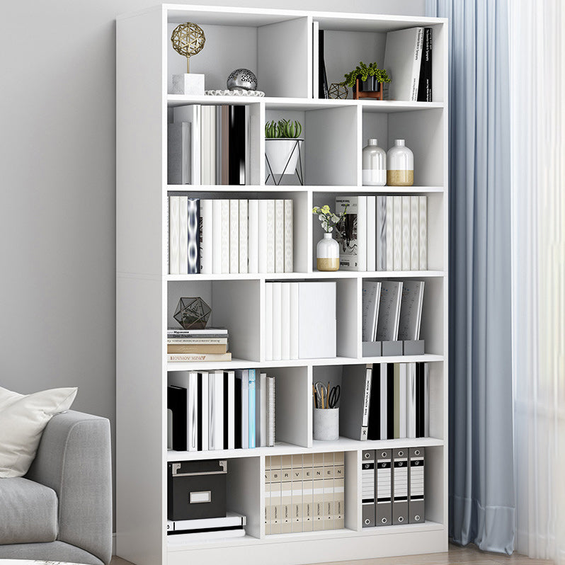 Closed Back Bookcase Contemporary Style Bookshelf for Home Office Study Room Clearhalo 'Bookcases' 'furn' 'furn_bookcases' 'Furniture' 'furniture_bookcases' 'Office Furniture' 5047658