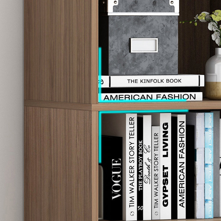Closed Back Bookcase Contemporary Style Bookshelf for Home Office Study Room Clearhalo 'Bookcases' 'furn' 'furn_bookcases' 'Furniture' 'furniture_bookcases' 'Office Furniture' 5047667