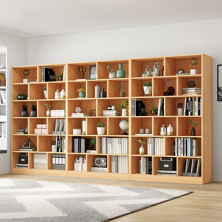 Closed Back Bookcase Contemporary Style Bookshelf for Home Office Study Room Clearhalo 'Bookcases' 'furn' 'furn_bookcases' 'Furniture' 'furniture_bookcases' 'Office Furniture' 5047672