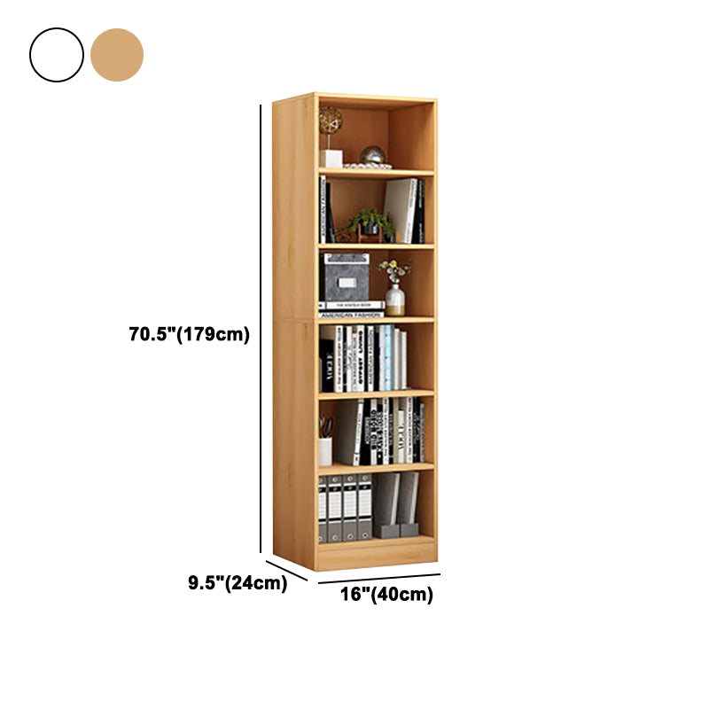 Closed Back Bookcase Contemporary Style Bookshelf for Home Office Study Room Clearhalo 'Bookcases' 'furn' 'furn_bookcases' 'Furniture' 'furniture_bookcases' 'Office Furniture' 5047676