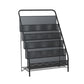 Closed Back Iron Ladder Bookshelf Contemporary Vertical Bookcase Clearhalo 'Bookcases' 'furn' 'furn_bookcases' 'Furniture' 'furniture_bookcases' 'Office Furniture' 5047688