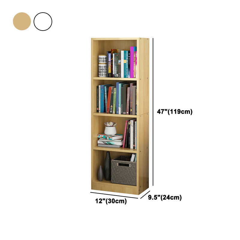 Artificial Wood Bookcase Contemporary Style Bookshelf for Home Office Study Room Clearhalo 'Bookcases' 'furn' 'furn_bookcases' 'Furniture' 'furniture_bookcases' 'Office Furniture' 5047716