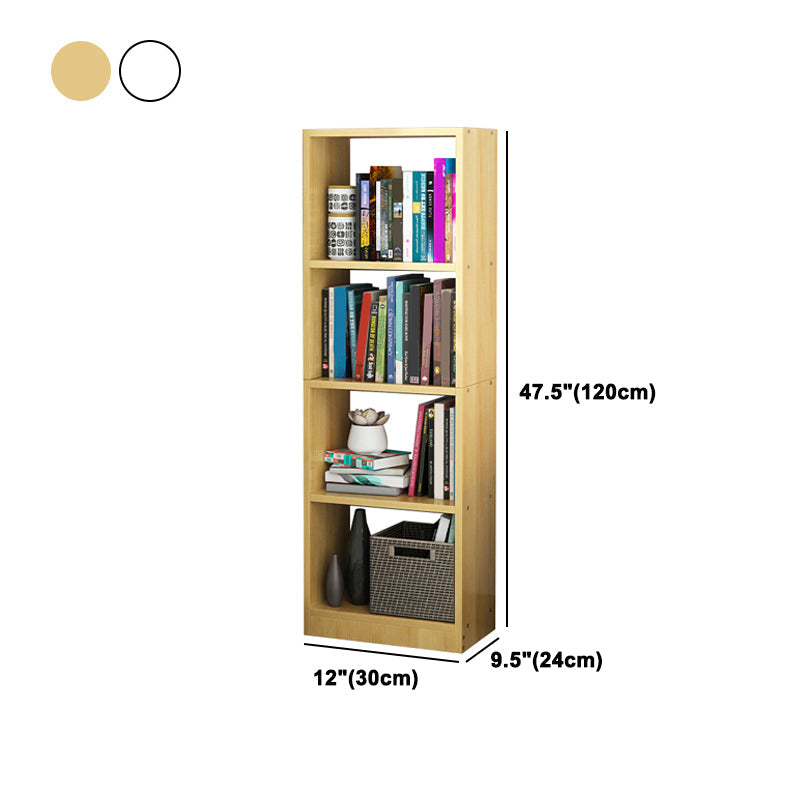 Artificial Wood Bookcase Contemporary Style Bookshelf for Home Office Study Room Clearhalo 'Bookcases' 'furn' 'furn_bookcases' 'Furniture' 'furniture_bookcases' 'Office Furniture' 5047717