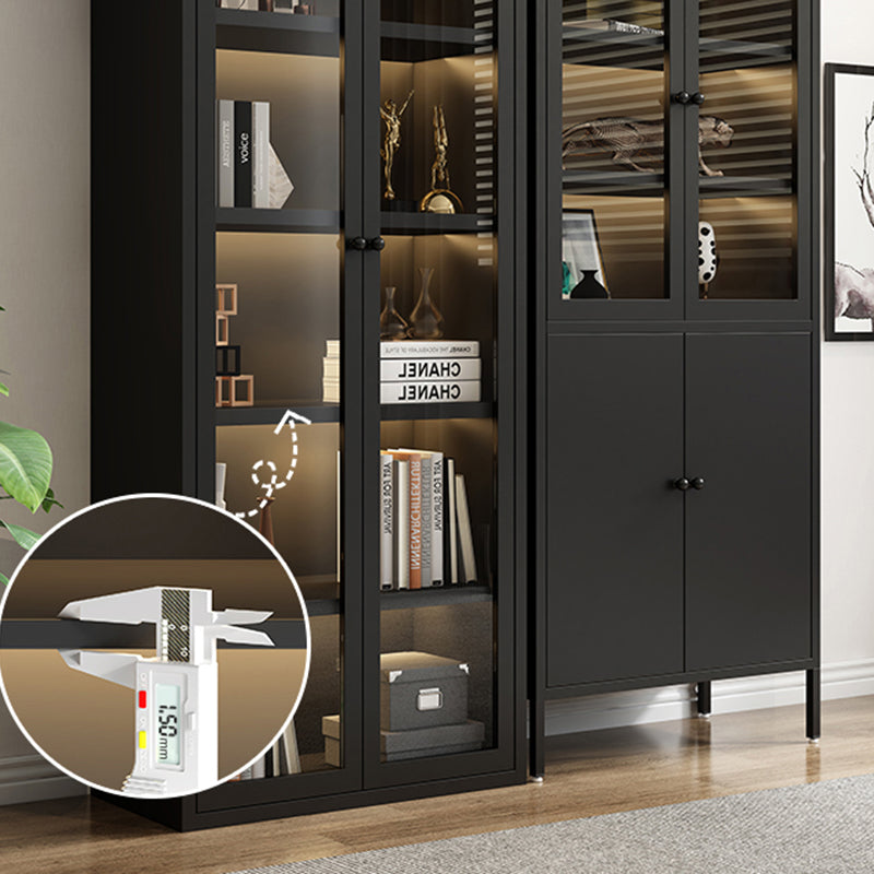 Scandinavian Style Bookcase with Door Shelf Bookcase for Study Room and Office Clearhalo 'Bookcases' 'furn' 'furn_bookcases' 'Furniture' 'furniture_bookcases' 'Office Furniture' 5047732