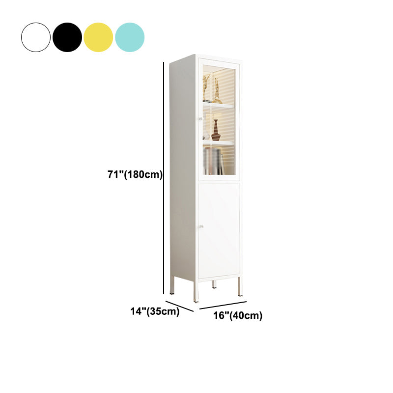 Scandinavian Style Bookcase with Door Shelf Bookcase for Study Room and Office Clearhalo 'Bookcases' 'furn' 'furn_bookcases' 'Furniture' 'furniture_bookcases' 'Office Furniture' 5047741