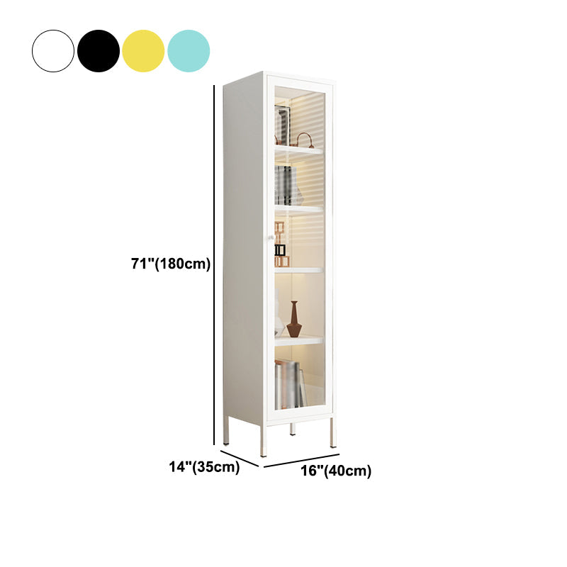 Scandinavian Style Bookcase with Door Shelf Bookcase for Study Room and Office Clearhalo 'Bookcases' 'furn' 'furn_bookcases' 'Furniture' 'furniture_bookcases' 'Office Furniture' 5047742