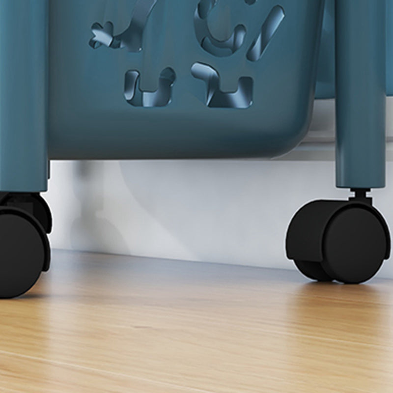 Scandinavian Style Bookcase with Casters Shelf Bookcase for Home and Office Clearhalo 'Bookcases' 'furn' 'furn_bookcases' 'Furniture' 'furniture_bookcases' 'Office Furniture' 5047773