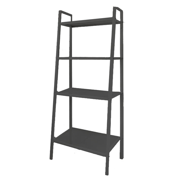 Scandinavian Style Shelf Bookcase Open Back Bookshelf for Home and Office 23.6"L x 13.8"W x 57.9"H Black Clearhalo 'Bookcases' 'furn' 'furn_bookcases' 'Furniture' 'furniture_bookcases' 'Office Furniture' 5047784