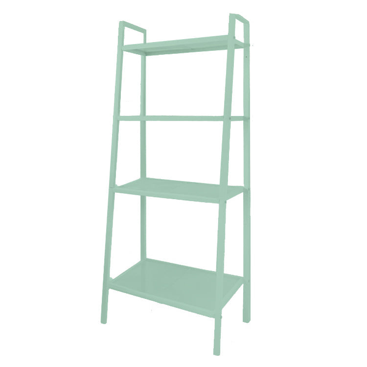 Scandinavian Style Shelf Bookcase Open Back Bookshelf for Home and Office 23.6"L x 13.8"W x 57.9"H Green Clearhalo 'Bookcases' 'furn' 'furn_bookcases' 'Furniture' 'furniture_bookcases' 'Office Furniture' 5047795
