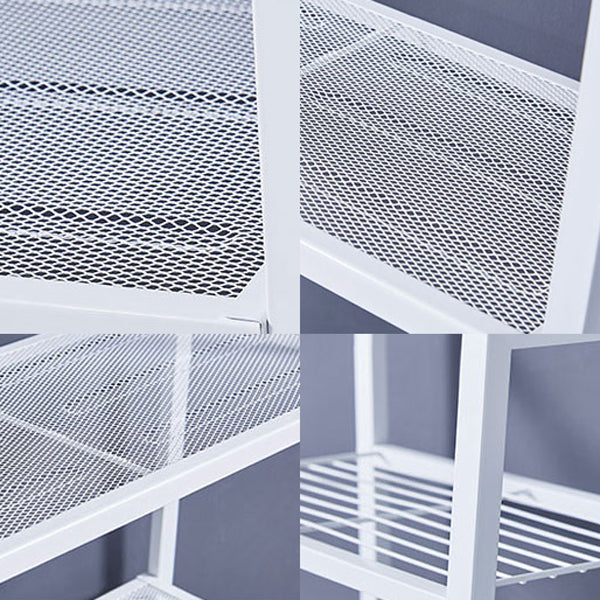 Modern Style Steel Bookshelf Ladder Open Shelf Bookcase for Home Clearhalo 'Bookcases' 'furn' 'furn_bookcases' 'Furniture' 'furniture_bookcases' 'Office Furniture' 5047815