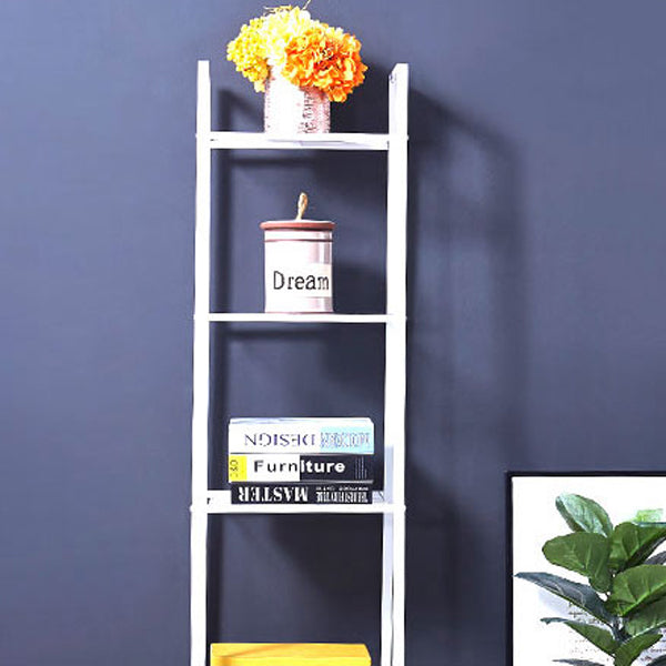 Modern Style Steel Bookshelf Ladder Open Shelf Bookcase for Home Clearhalo 'Bookcases' 'furn' 'furn_bookcases' 'Furniture' 'furniture_bookcases' 'Office Furniture' 5047818