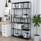 Modern Metal Etagere Bookshelf Vertical Iron Bookshelf for Living Room Clearhalo 'Bookcases' 'furn' 'furn_bookcases' 'Furniture' 'furniture_bookcases' 'Office Furniture' 5047822