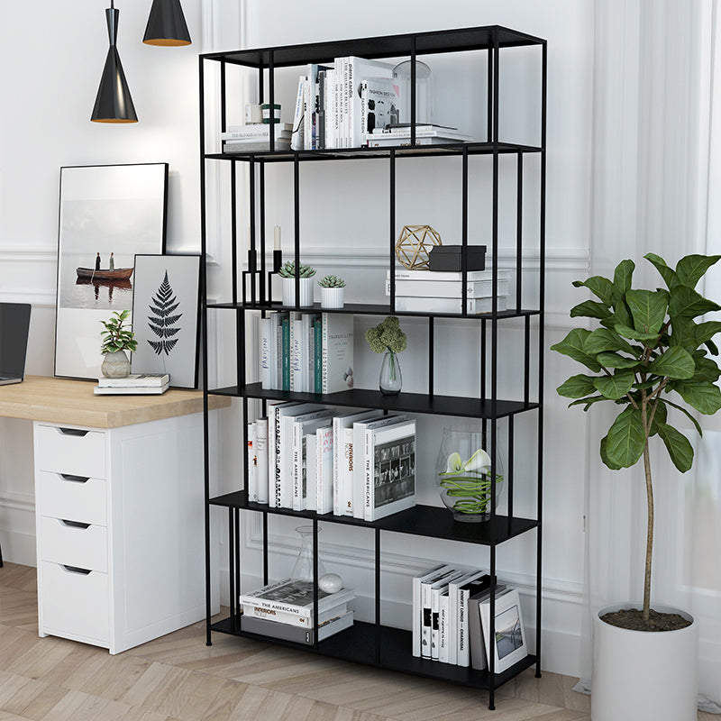 Modern Metal Etagere Bookshelf Vertical Iron Bookshelf for Living Room Clearhalo 'Bookcases' 'furn' 'furn_bookcases' 'Furniture' 'furniture_bookcases' 'Office Furniture' 5047822
