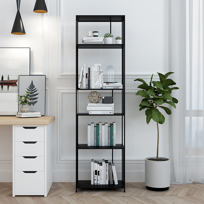 Modern Metal Etagere Bookshelf Vertical Iron Bookshelf for Living Room Clearhalo 'Bookcases' 'furn' 'furn_bookcases' 'Furniture' 'furniture_bookcases' 'Office Furniture' 5047827