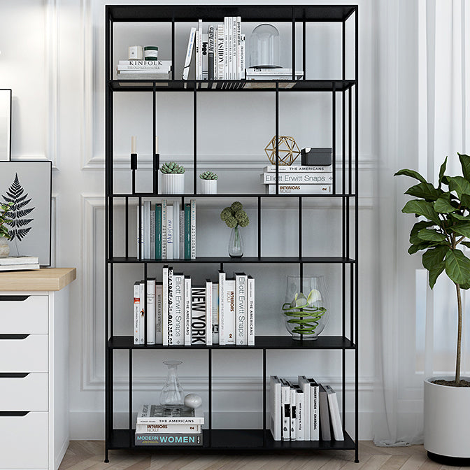 Modern Metal Etagere Bookshelf Vertical Iron Bookshelf for Living Room Clearhalo 'Bookcases' 'furn' 'furn_bookcases' 'Furniture' 'furniture_bookcases' 'Office Furniture' 5047834