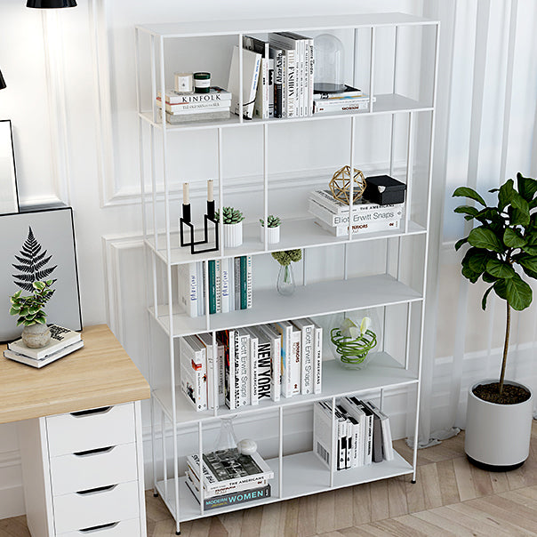 Modern Metal Etagere Bookshelf Vertical Iron Bookshelf for Living Room Clearhalo 'Bookcases' 'furn' 'furn_bookcases' 'Furniture' 'furniture_bookcases' 'Office Furniture' 5047835