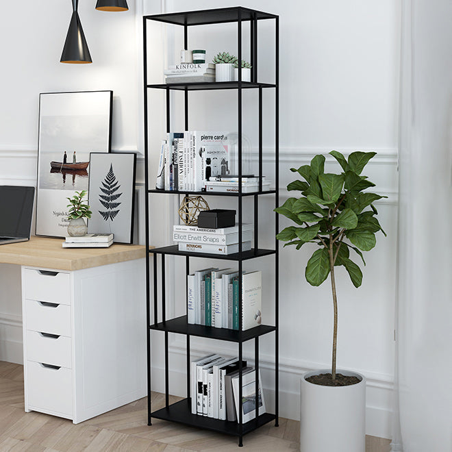 Modern Metal Etagere Bookshelf Vertical Iron Bookshelf for Living Room Clearhalo 'Bookcases' 'furn' 'furn_bookcases' 'Furniture' 'furniture_bookcases' 'Office Furniture' 5047836