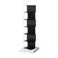 Modern Style Vertical Bookshelf Stainless Steel Shelf Bookcase for Home 13.8"L x 13.8"W x 42.9"H Clearhalo 'Bookcases' 'furn' 'furn_bookcases' 'Furniture' 'furniture_bookcases' 'Office Furniture' 5047843
