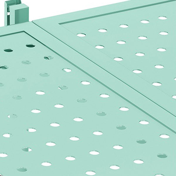 Industrial Geometric Bookcase Metal Open Back Bookcase with Wheels Clearhalo 'Bookcases' 'furn' 'furn_bookcases' 'Furniture' 'furniture_bookcases' 'Office Furniture' 5047872