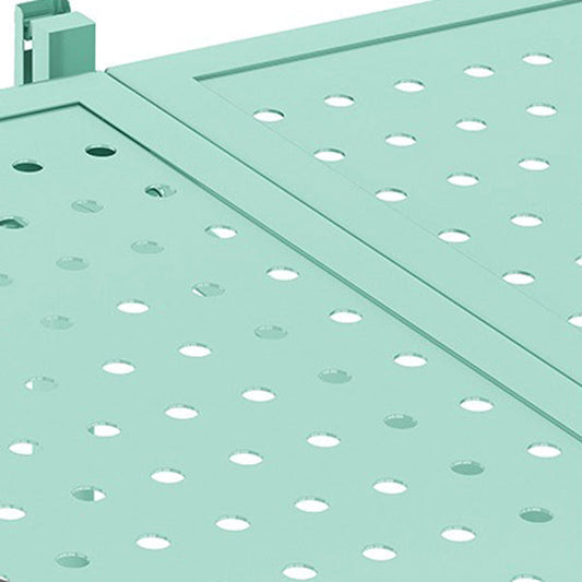 Industrial Geometric Bookcase Metal Open Back Bookcase with Wheels Clearhalo 'Bookcases' 'furn' 'furn_bookcases' 'Furniture' 'furniture_bookcases' 'Office Furniture' 5047872