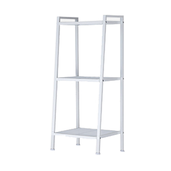 Contemporary Open Ladder Bookshelf Metal Vertical Bookshelf for Home 15.7"L x 13.8"W x 43.3"H White Clearhalo 'Bookcases' 'furn' 'furn_bookcases' 'Furniture' 'furniture_bookcases' 'Office Furniture' 5047894